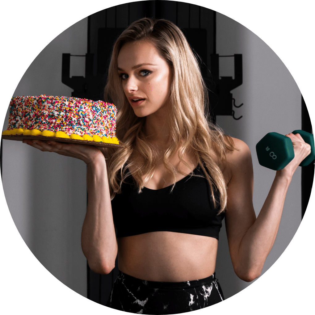 Lifting weights and eating cake